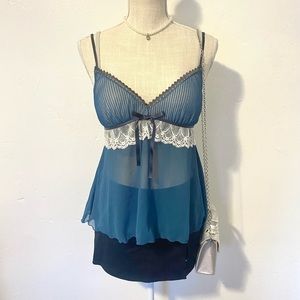 Navy Sheer Camisole